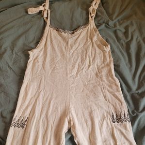 Organic cotton linen jumpsuit